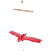 flying decoration red dragon