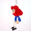 redhair girl manicka wooden figure