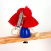 manicka wooden figure with spring