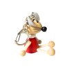 Mouse hand painted wooden keyring KROKIDO