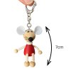 Mouse wooden keychain KROKIDO