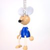 mouse wooden bouncing figure for kids
