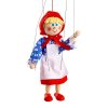 ROTKÄPPCHEN - Holzmarionette 20 cm