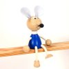 mouse wooden figure