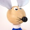 handmade wooden figure mouse