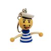 Sailor wooden keyring