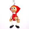 little red riding hood bouncing wooden figure