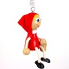 wooden figure from czech republic little red riding hood