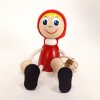 little red riding hood wooden sitting figure