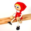 little red riding hood wooden decoration for kids