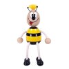 Bumblebee hand painted wooden figure