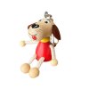 Doggy hand painted wooden keychain KROKIDO