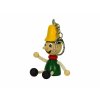 Pinocchio wooden handmade keyring for kids