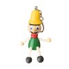 pinocchio wooden keychain