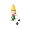Pinocchio handcrafted wooden keyring
