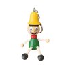 Pinocchio handmade wooden keyring