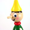 pinocchio wooden figure with spring