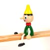 pinocchio handmade wooden figure