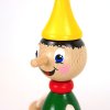 pinocchio handpainted wooden figure