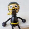 scuba diver handmade wooden figurine for scuba divers krokido