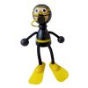 scuba diver handmade wooden figurine for divers