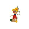 clown wooden keychain