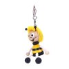 Bee hand crafted wooden keychain KROKIDO
