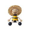 Honeybee wooden magnet handpainted