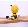 handmade wooden magnet for kids bee