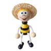 bee with hat wooden figure for kids