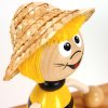 wooden figurine for kids bee
