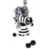 Figurka přívěšek ze dřeva - Zebra
