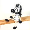 zebra wooden figure for kids