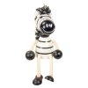 zebra handmade wooden figurine