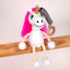 unicorn handmade wooden bouncing figure