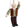 wooden puppet grandpa