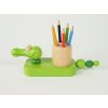 crayon stand for kids crocodile