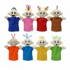 set of hand puppets emotions