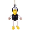 Raven wooden bouncing figurine
