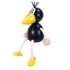 Raven wooden figure for kids