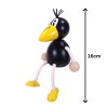 RAVEN wooden figure by KROKIDO