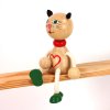 cat wooden figure for catlovers