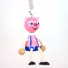 pig wooden hanging figure for kids