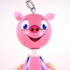 pig wooden figure on spring