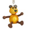 bear wooden figure on spring
