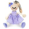 purple cat wooden bouncing figure