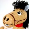 horse handmade wooden figure for horse lovers