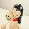 horse handmade wooden figure for kids