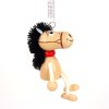 horse handmade wooden figure