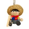 gardener wooden bouncing figure